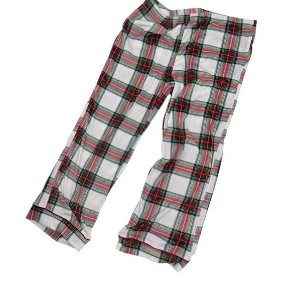 Joyspun Women's plus Size 2X Velour Pajama Set plaid multicolor soft pajamas NWT - Picture 4 of 9